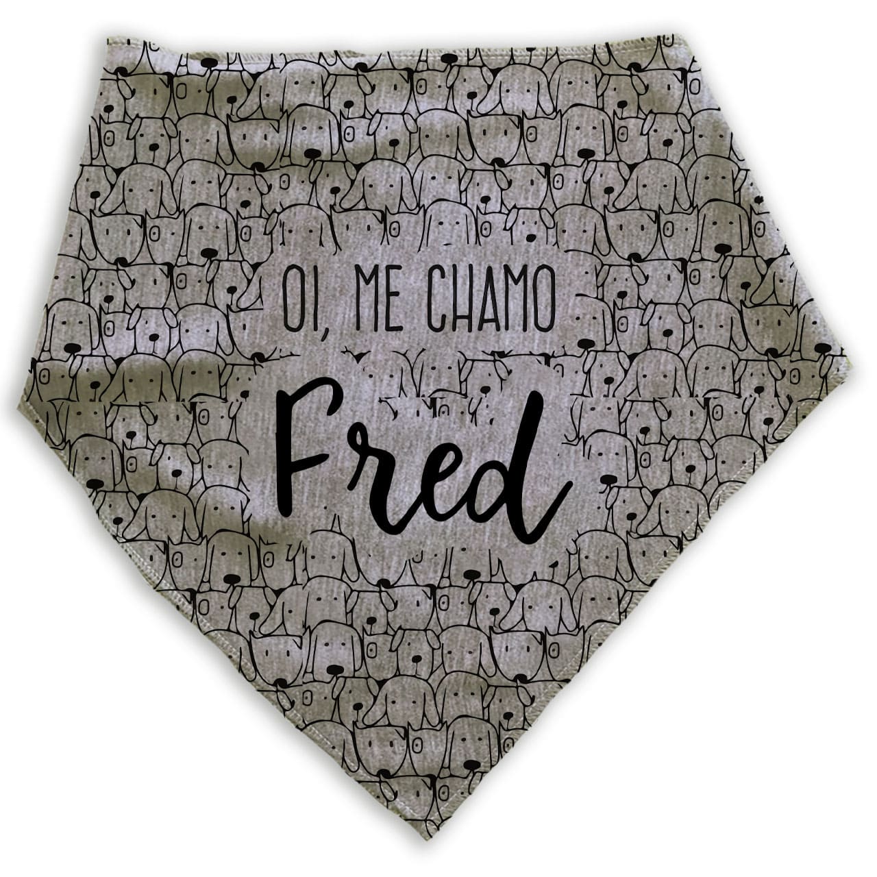 Bandana Personalizada Com o Nome do Pet - Cachorrada