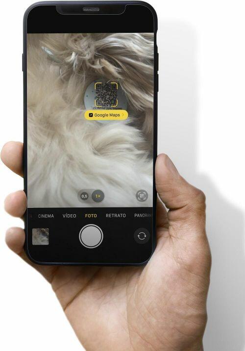 Placa de Identificação Personalizada com Telefone e QR Code - Listas Rosas