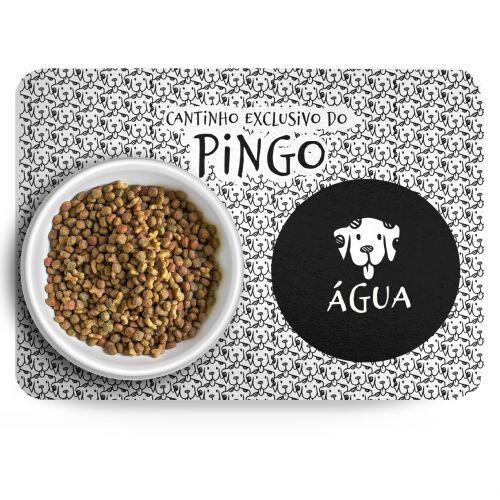 Tapete para Comedouro Personalizado Antiderrapante - D�lmata