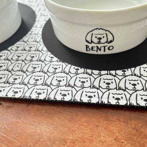Tapete para Comedouro Personalizado Antiderrapante - Husky
