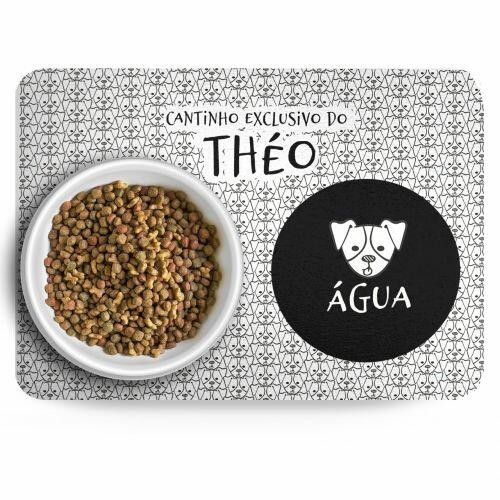 Tapete para Comedouro Personalizado Antiderrapante - Jack Russell