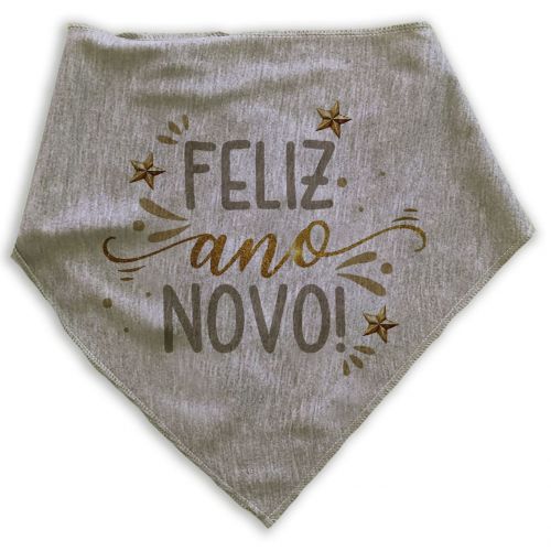 Bandana Para C�es e Gatos R�veillon - Feliz Ano Novo