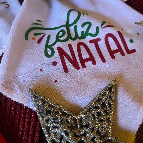 Bandana Para C�es e Gatos Feliz Natal
