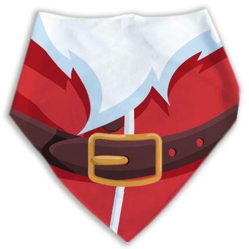 Bandana Para C�es e Gatos - Papai Noel t� Diferente