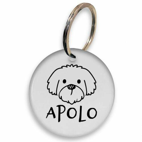 Placa de Identifica��o Personalizada com Telefone e QR Code - Malt�s