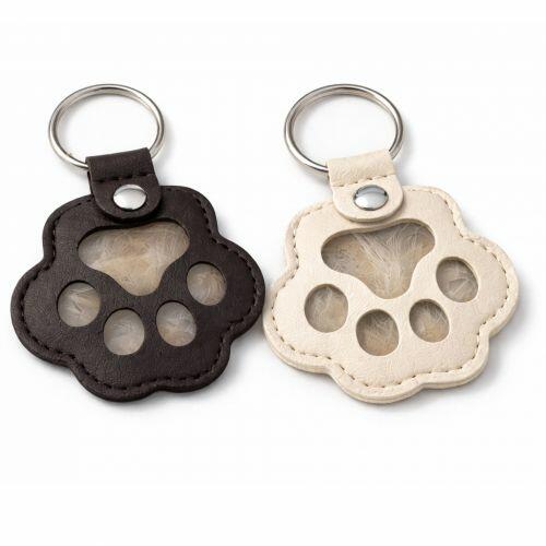Chaveiro Porta-Pelos do Pet - Sempre Juntos -  Creme