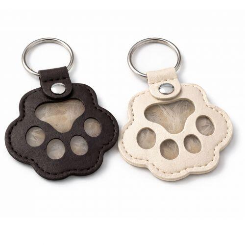 Chaveiro Porta-Pelos do Pet - Sempre Juntos -  Marrom