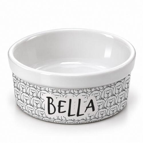 Tigela Personalizada de Cerâmica ShihTzu | Coleção Carinhas