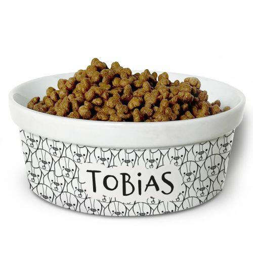 Tigela Personalizada de Cer�mica | Beagle - Cole��o Carinhas