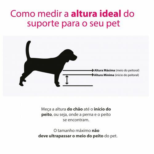 Suporte de Elevação Duplo em Madeira e Pés em Metal