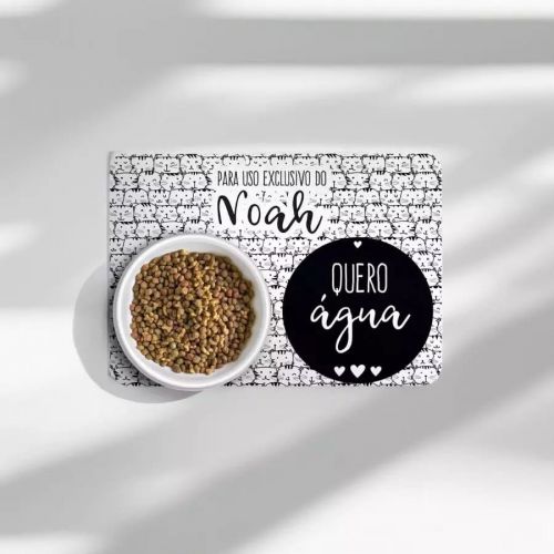 Kit 2 Tigelas Personalizadas com Suporte Duplo - Cachorrada
