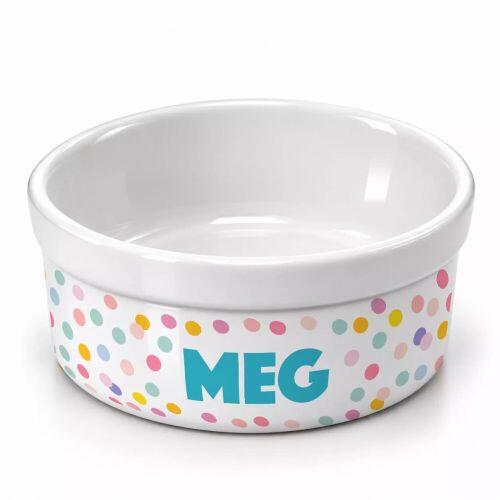Kit 2 Tigelas Personalizadas com Suporte Duplo - Confetes