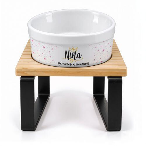 Kit Tigela Personalizado com Suporte Individual - Pr�ncipe ou Princesa