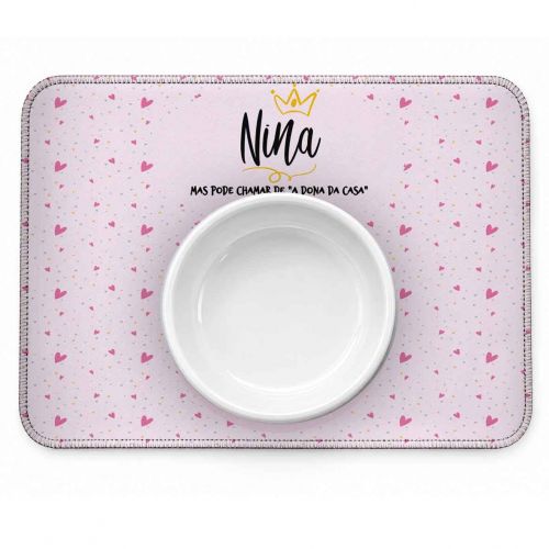 Tapete Individual Antiderrapante Personalizado - Pr�ncipe ou Princesa