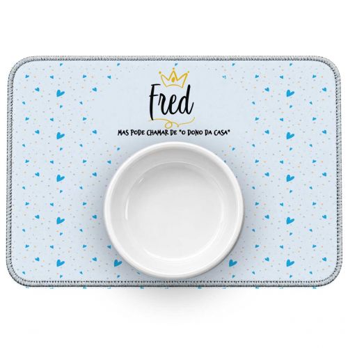 Tapete Individual Antiderrapante Personalizado - Pr�ncipe ou Princesa