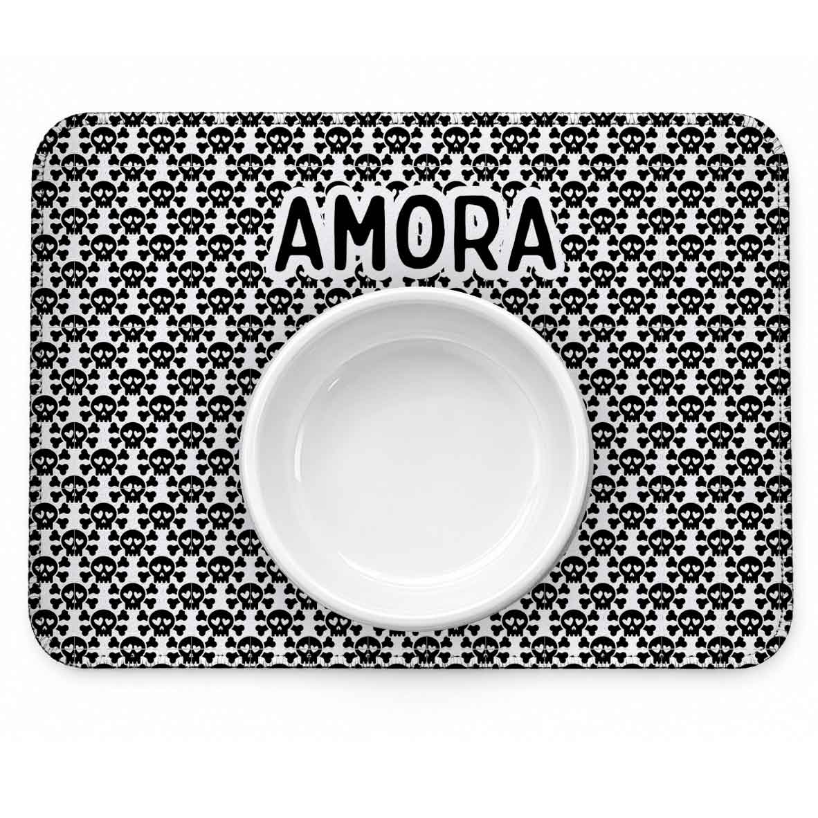 Tapete Individual Antiderrapante Personalizado - Caveiras