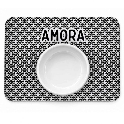 Tapete Individual Antiderrapante Personalizado - Caveiras