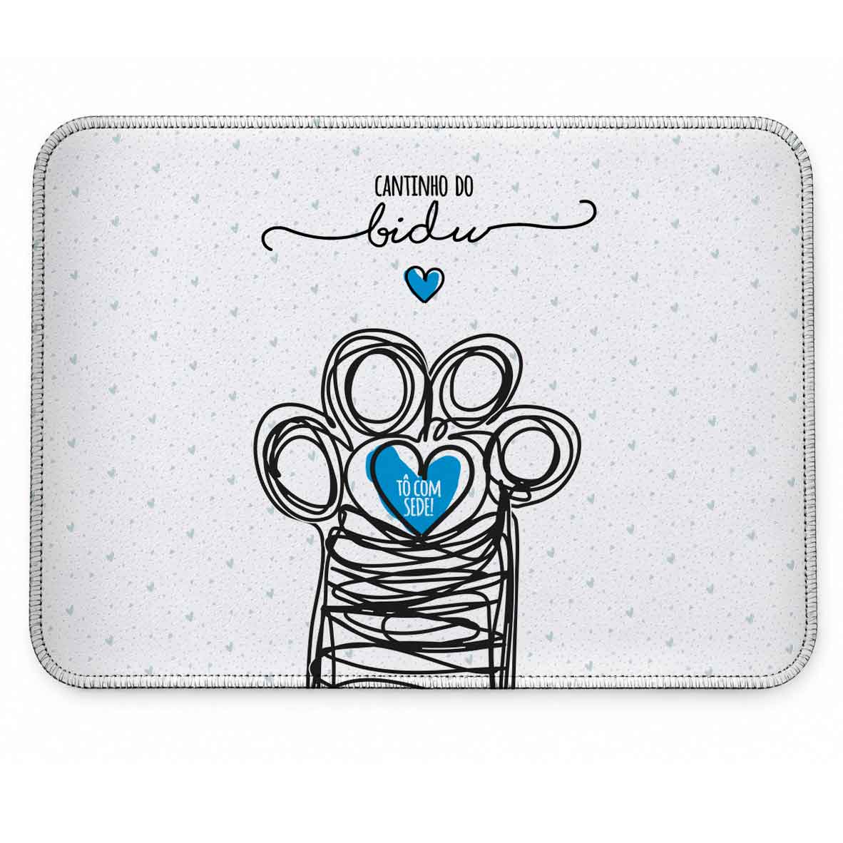Tapete Individual Antiderrapante Personalizado - Coleção Patinha