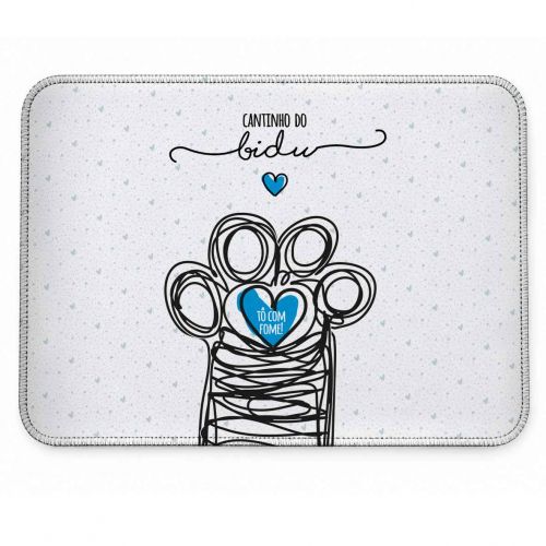 Tapete Individual Antiderrapante Personalizado - Coleção Patinha