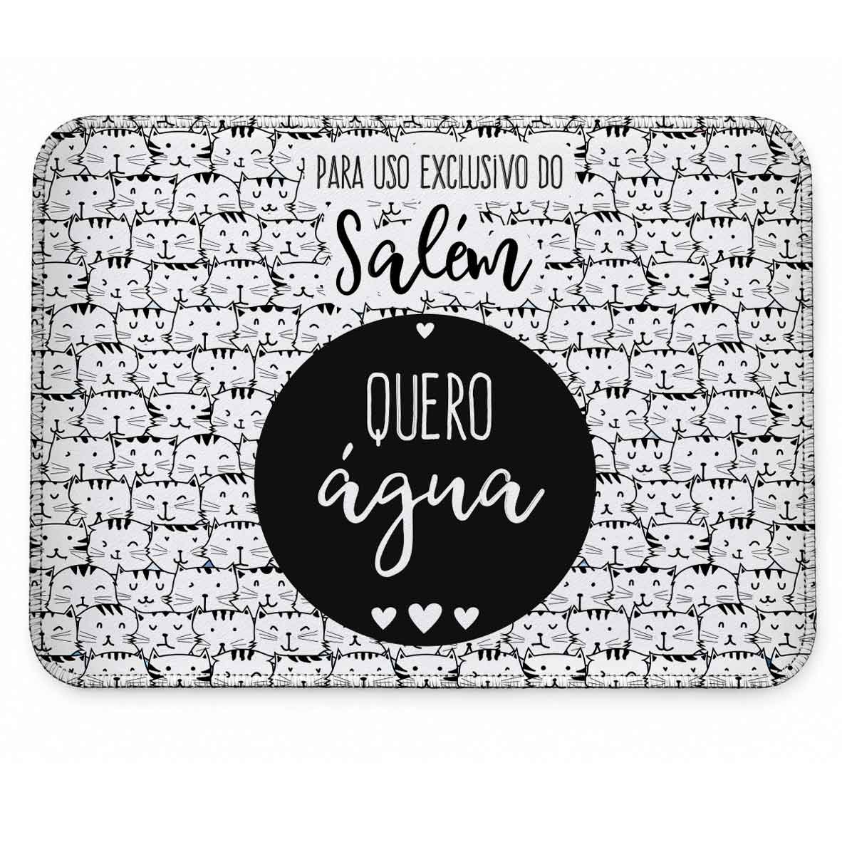 Tapete Individual Antiderrapante Personalizado para Comedouro ou Bebedouro ? Gataria