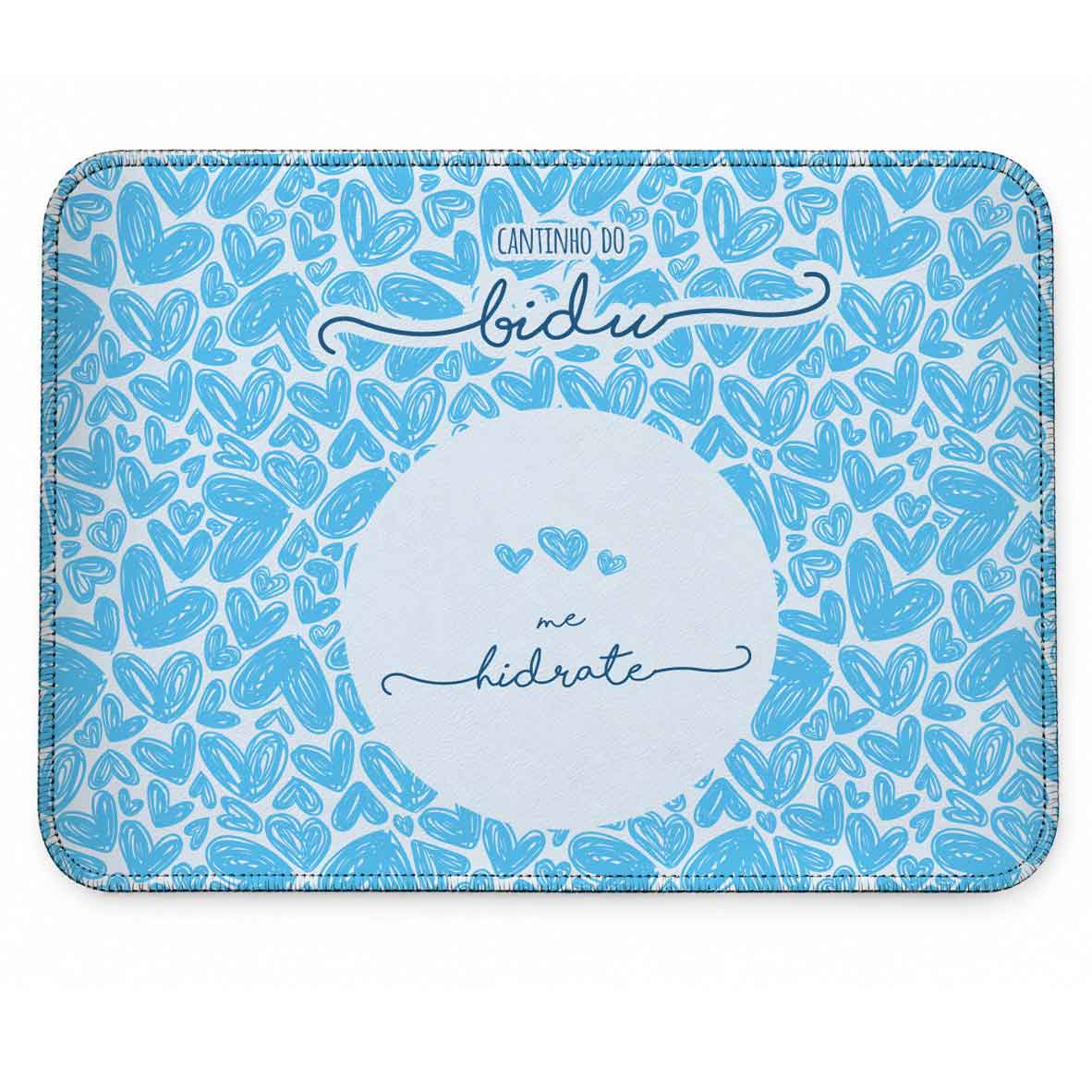 Tapete Individual Antiderrapante Personalizado para Comedouro ou Bebedouro - Três Corações
