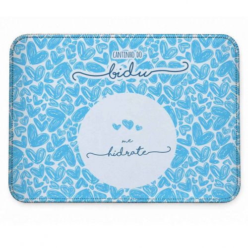 Tapete Individual Antiderrapante Personalizado para Comedouro ou Bebedouro - Três Corações