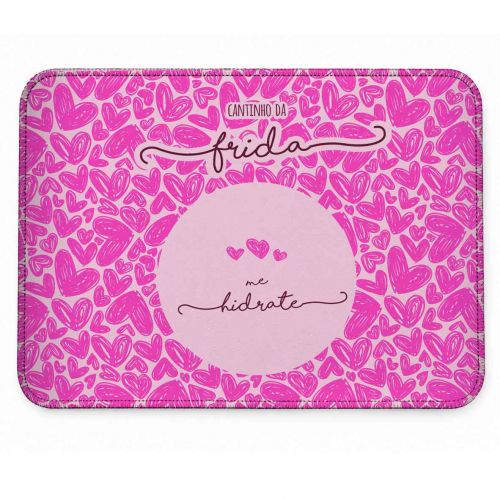 Tapete Individual Antiderrapante Personalizado para Comedouro ou Bebedouro - Três Corações