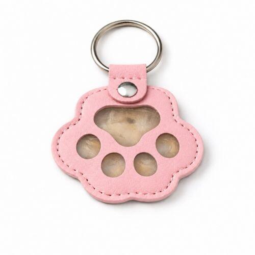Chaveiro Porta-Pelos do Pet - Sempre Juntos -  Rosa