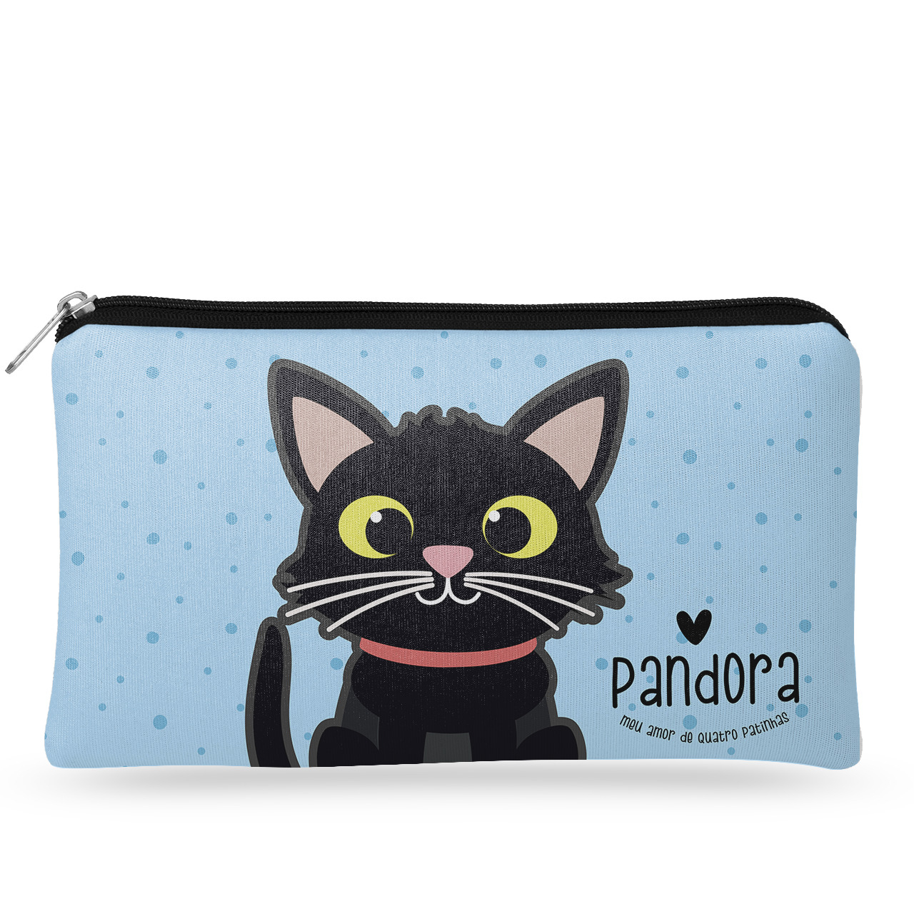 Necessaire Personalizada Gato Preto