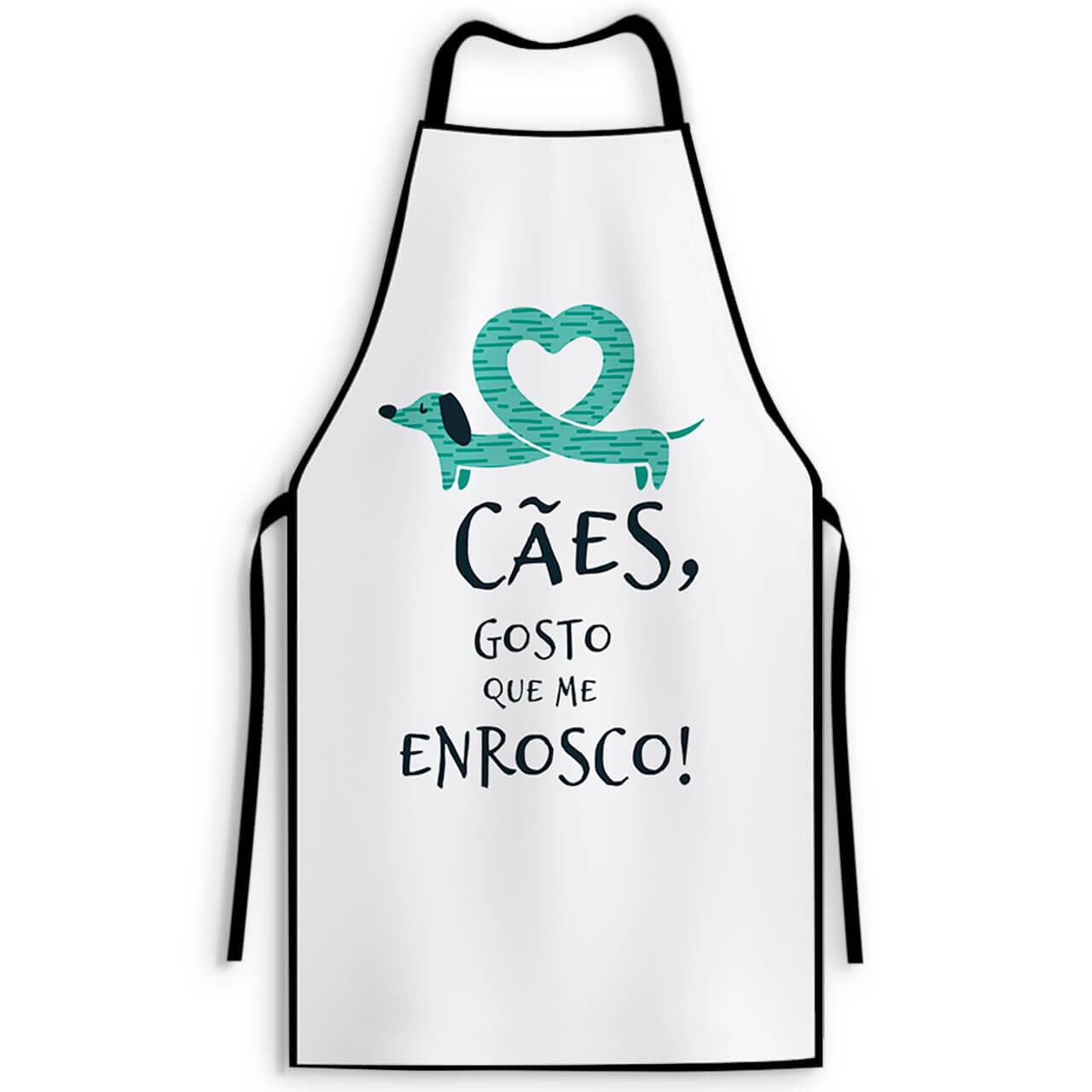 Avental Para Churrasco Cães Gosto Que Me Enrosco
