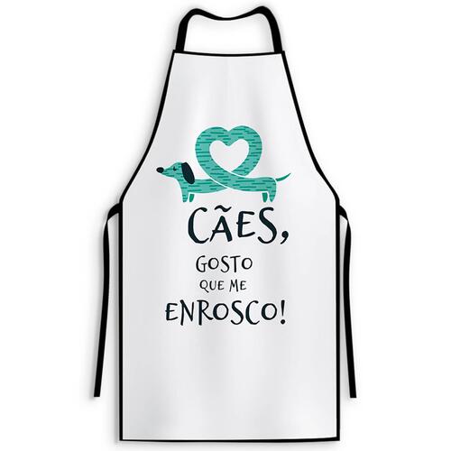 Avental Para Churrasco C�es Gosto Que Me Enrosco