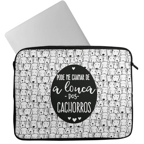 Capa para Notebook A Louca dos Cachorros