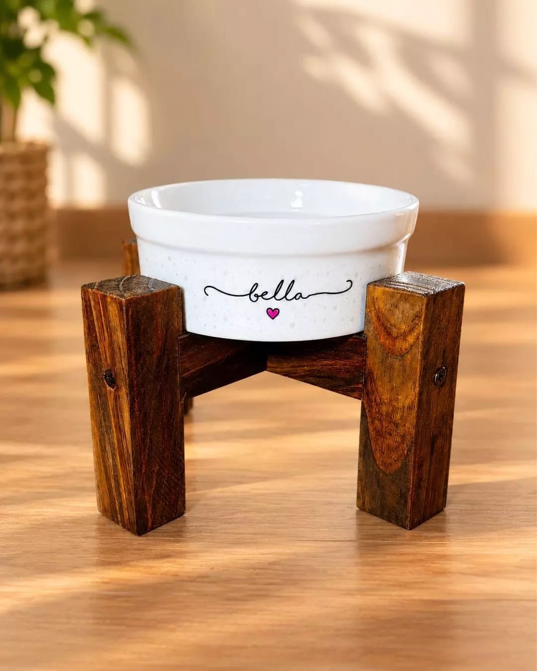 Tigela personalizada com nome do pet