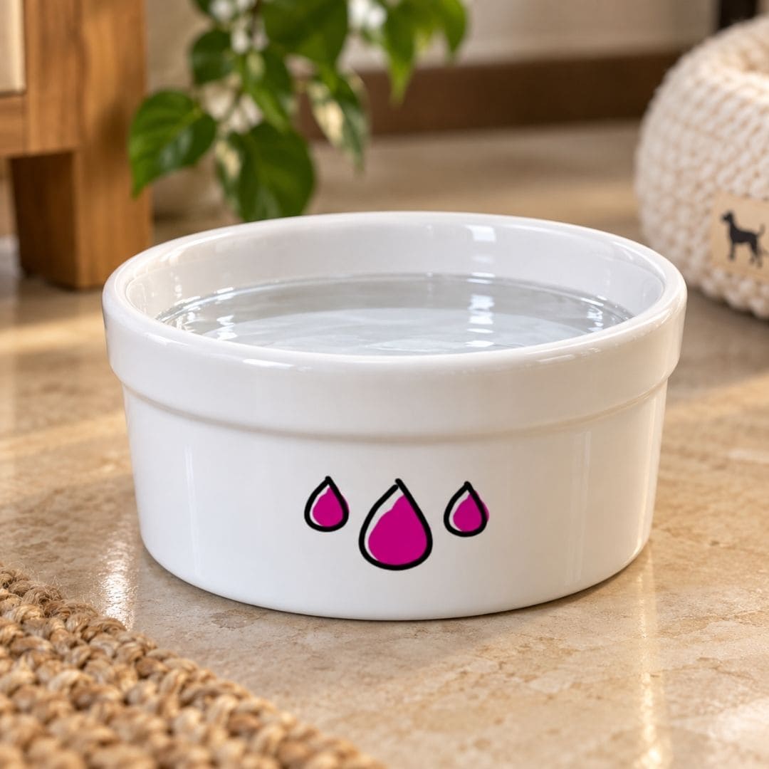 Bebedouro de cer�mica personalizada Pot Pet