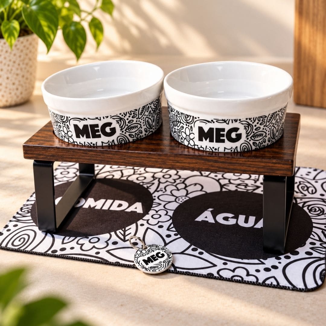 Cantinho completo para pet com produtos Pot Pet