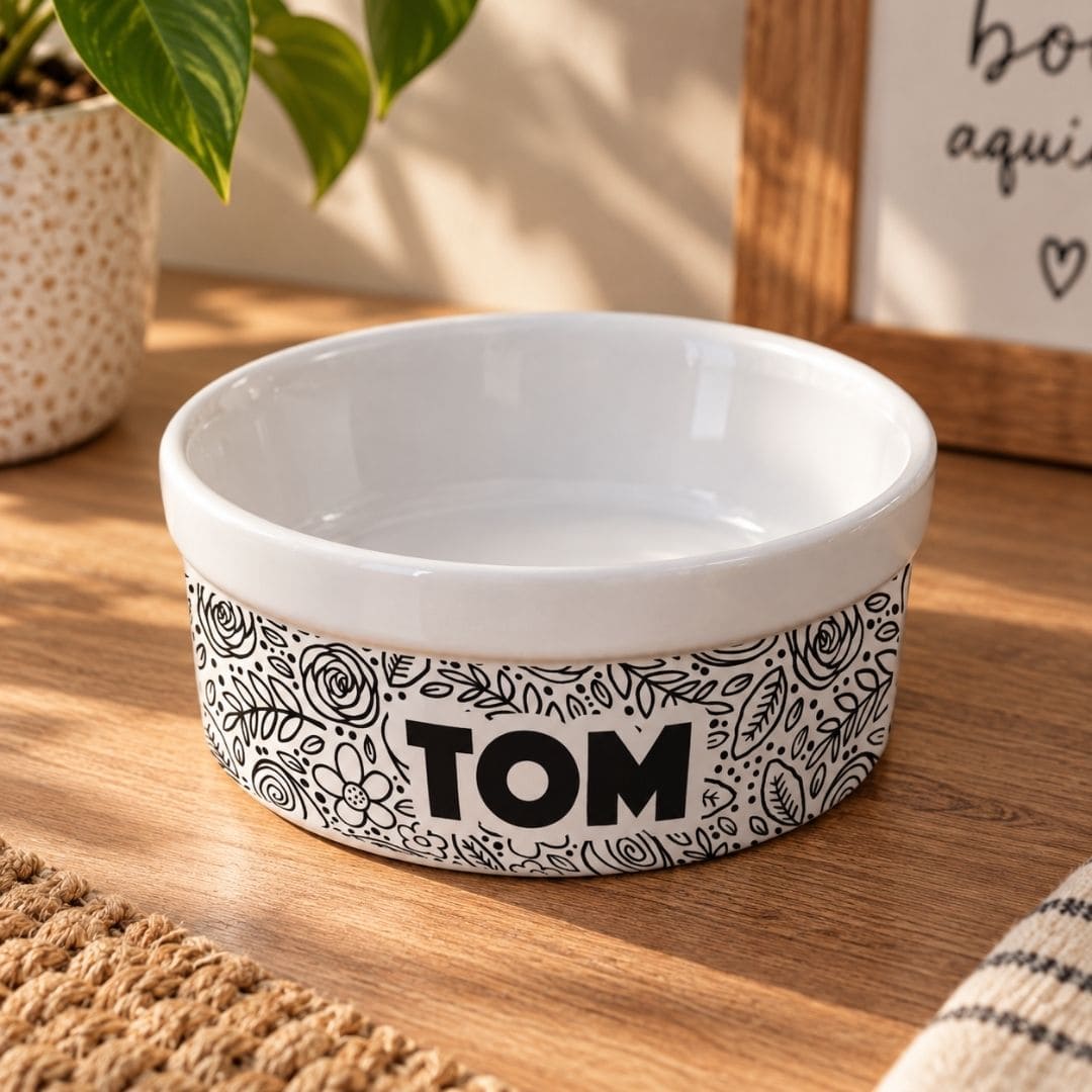 Tigela de cer�mica est�vel Pot Pet