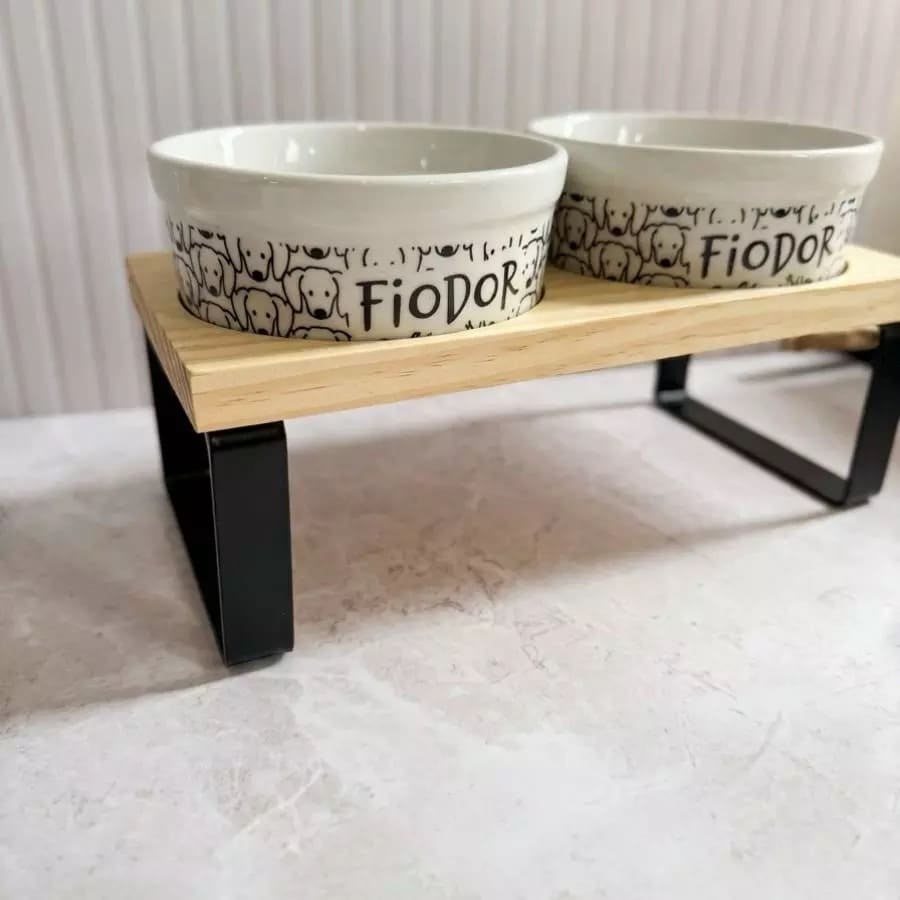 Tigela personalizada com nome do pet