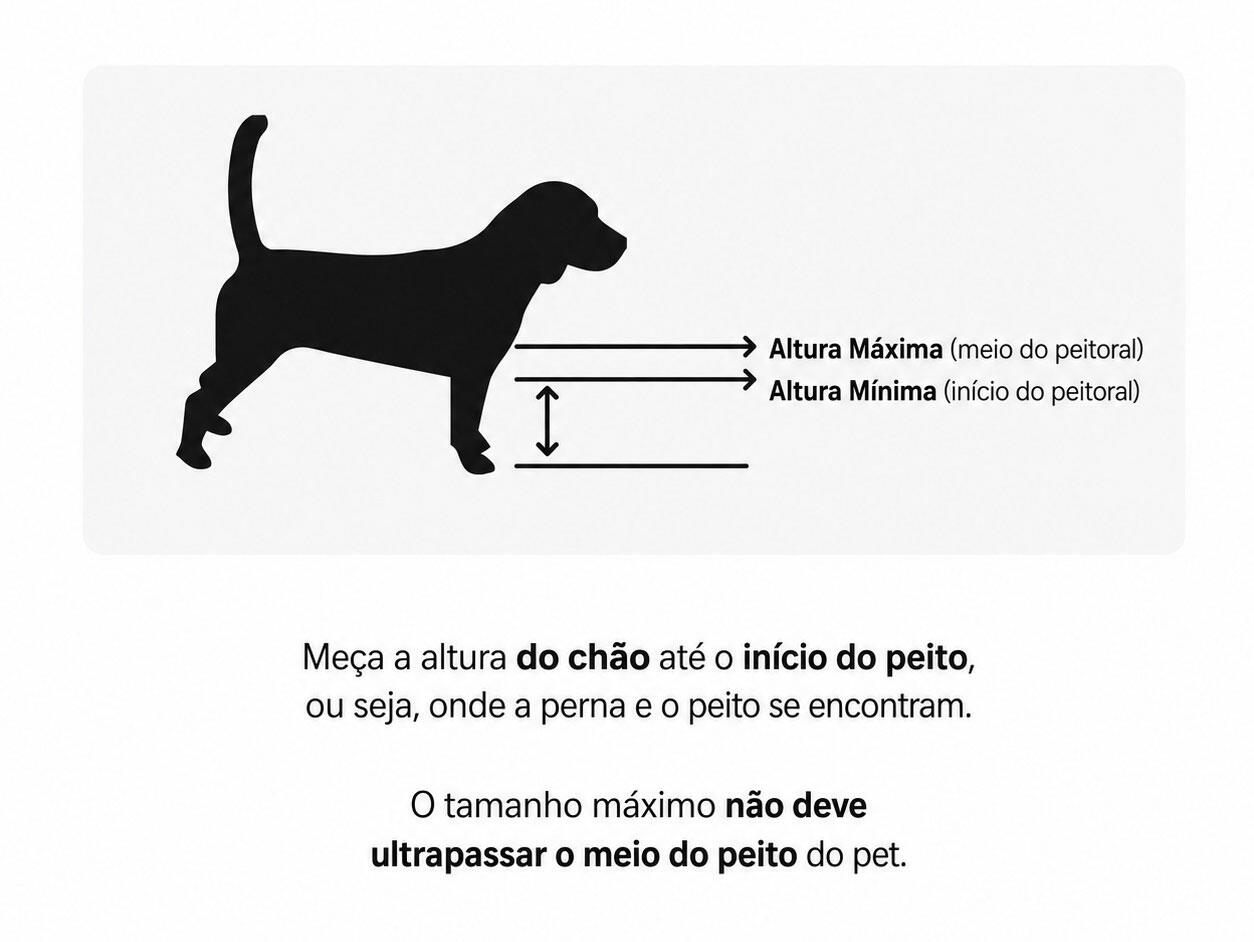 Como medir a altura ideal do suporte para o seu pet