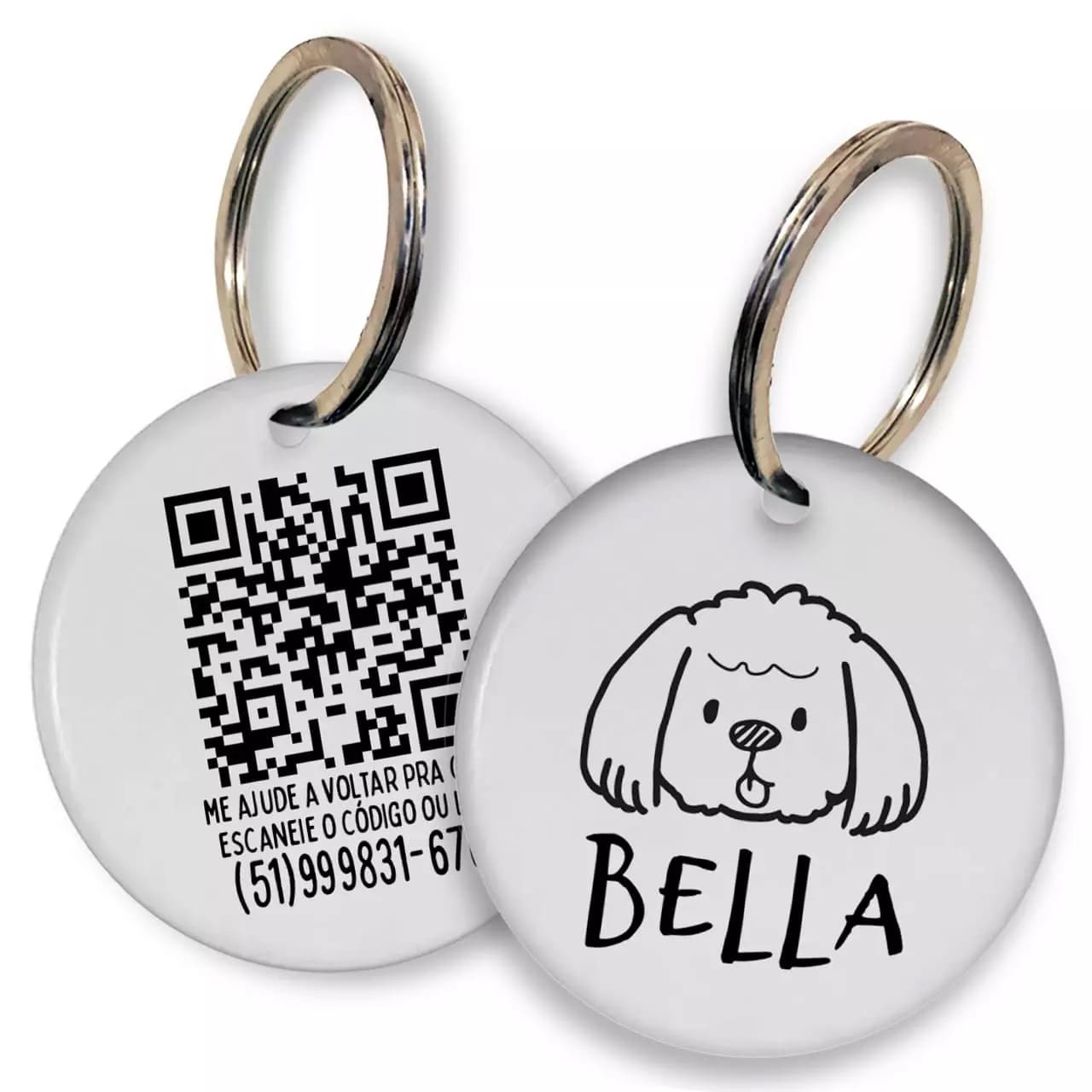 Plaquinha para ShihTzu Plaquinha de identificação para ShihTzu