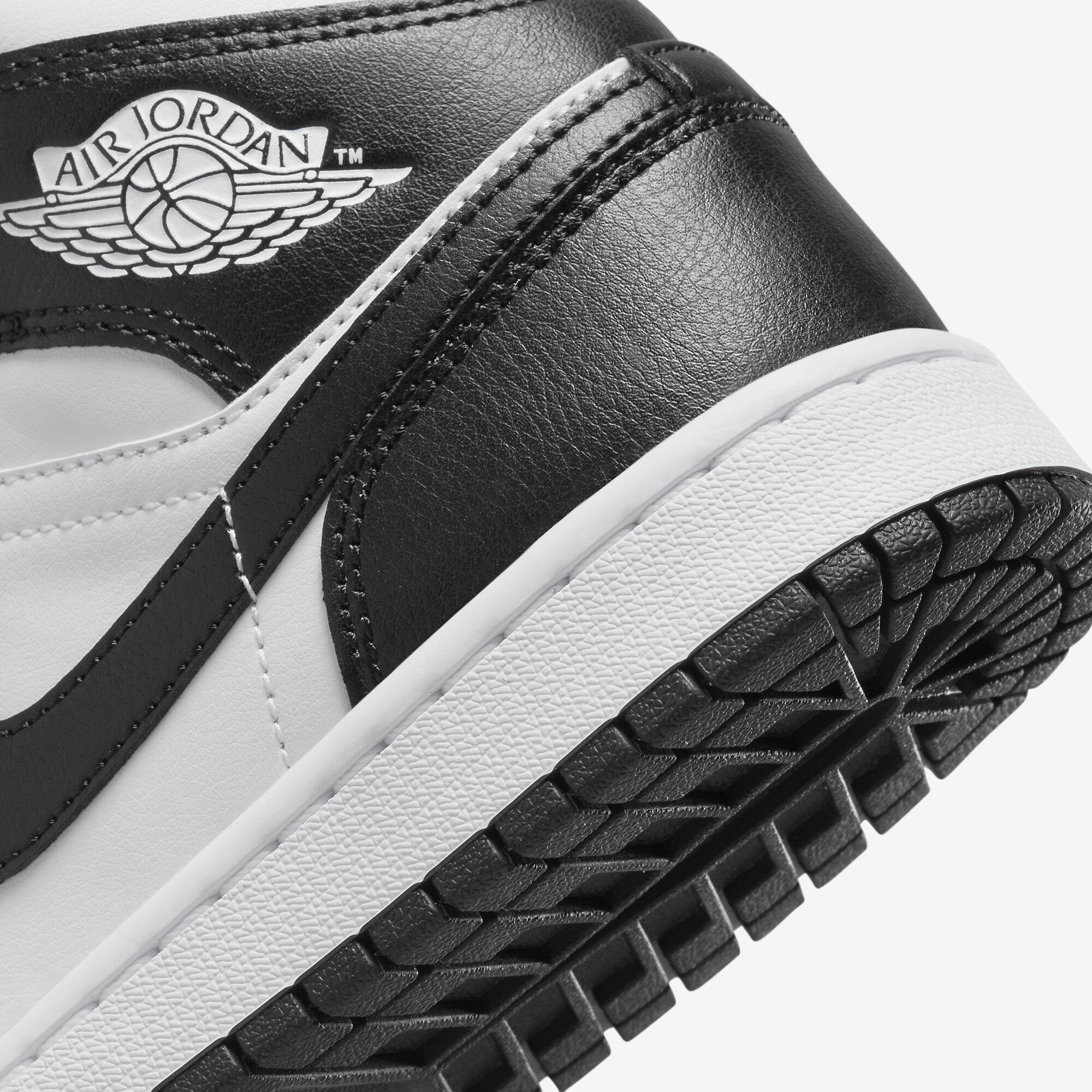 Tênis Air Jordan 1 Mid Panda - Preto e Branco | Sneakers New