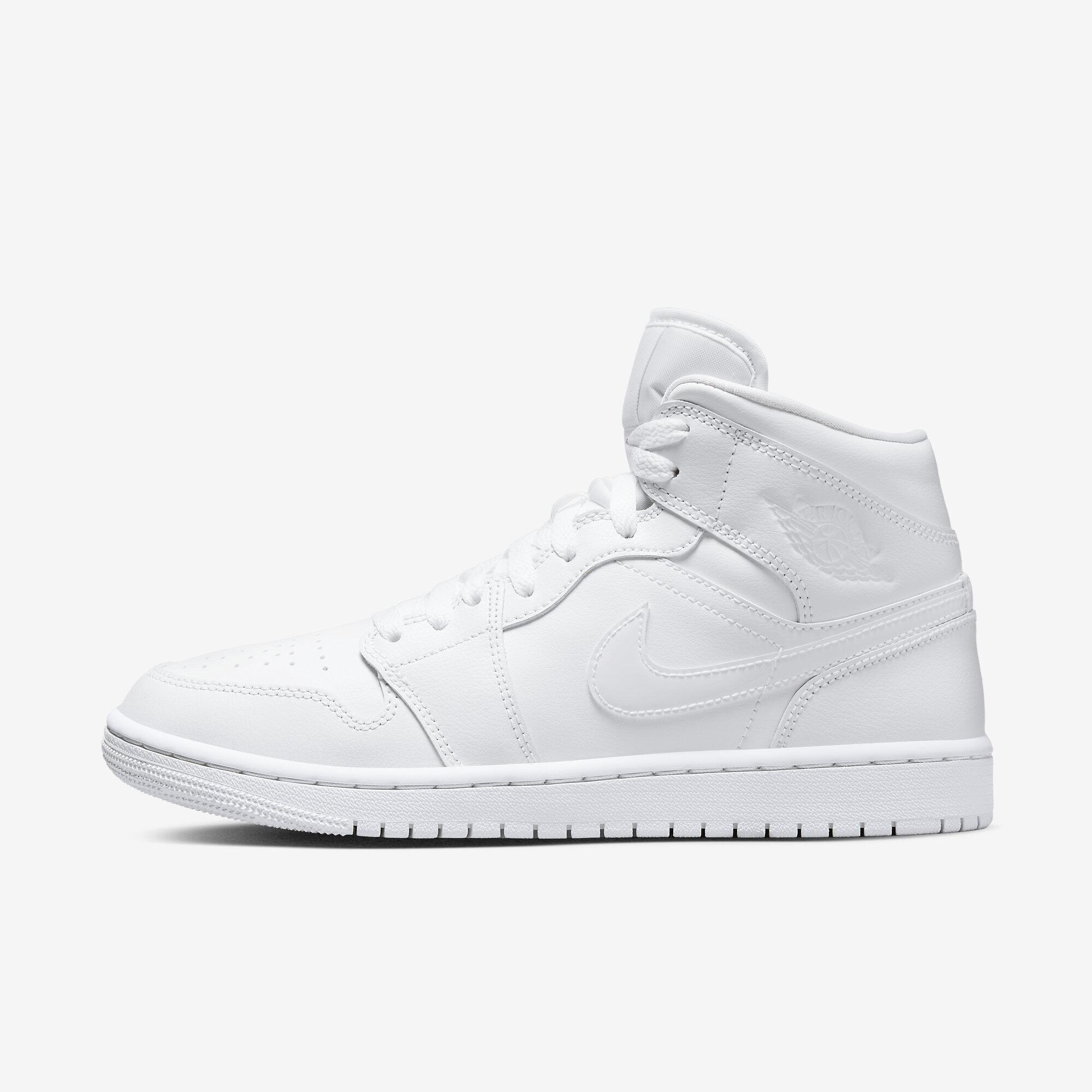 NIKE AIR JORDAN 1 MID ホワイト スニーカー Tênis Air Jordan 1 Mid - Branco | Sneakers New