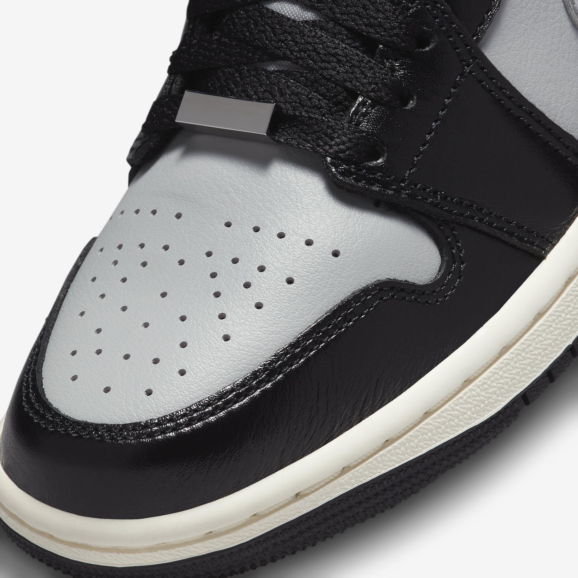 Tênis Air Jordan 1 Mid - Preto e Cinza | Sneakers New