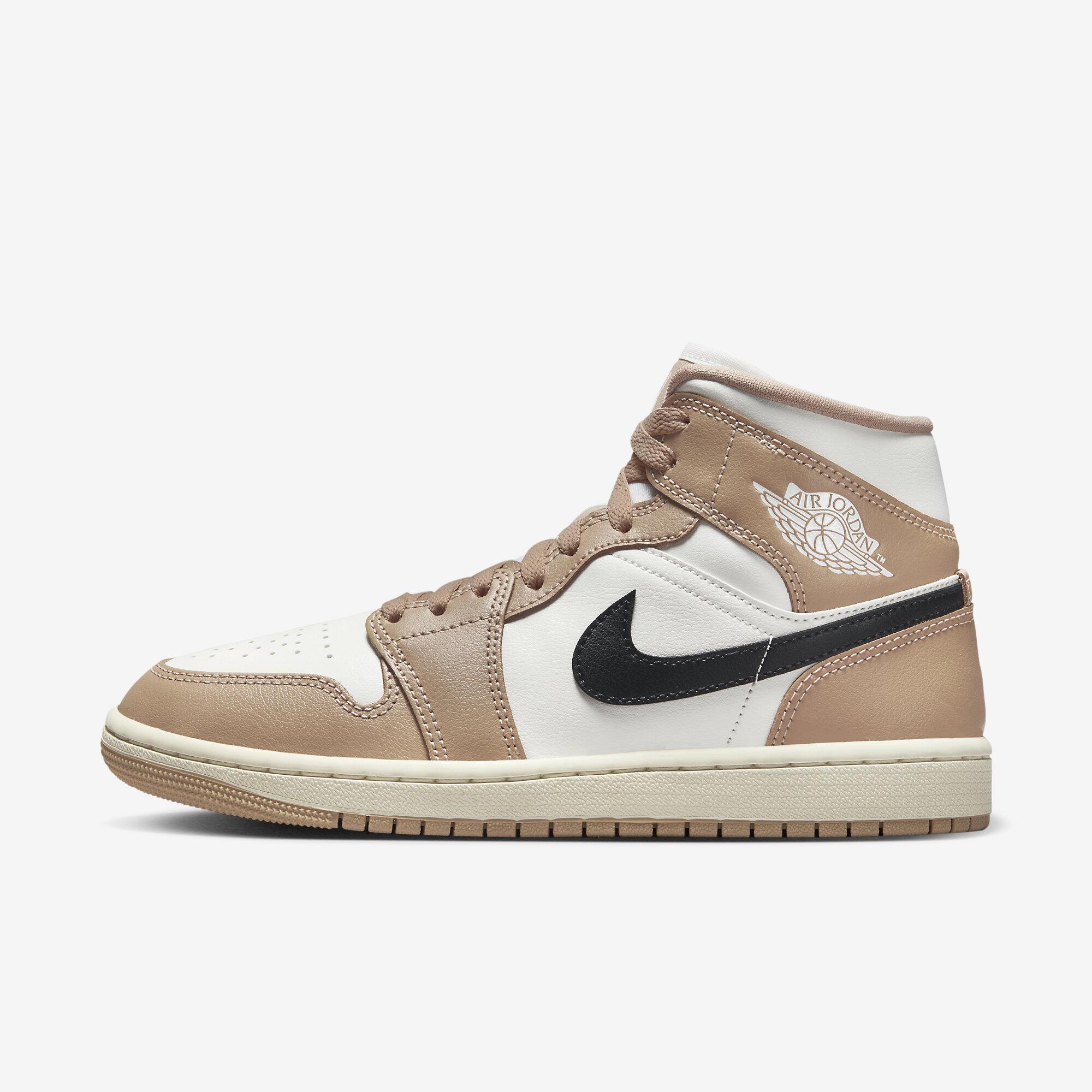 NIKE AIR JORDAN 1 MID 26センチ Tênis Air Jordan 1 Mid - Bege | Sneakers New