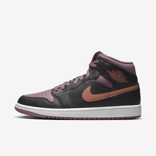 Tênis Air Jordan 1 Mid - Preto e Roxo | Sneakers New