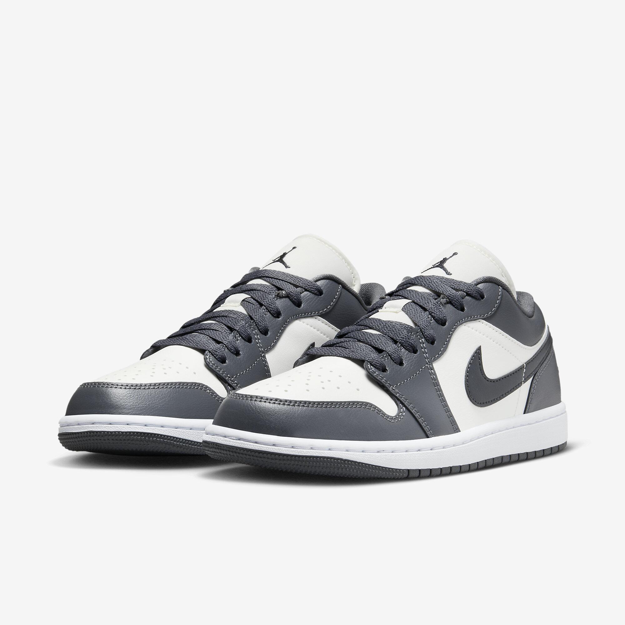Tênis Air Jordan 1 Low - Cinza e Branco | Sneakers New