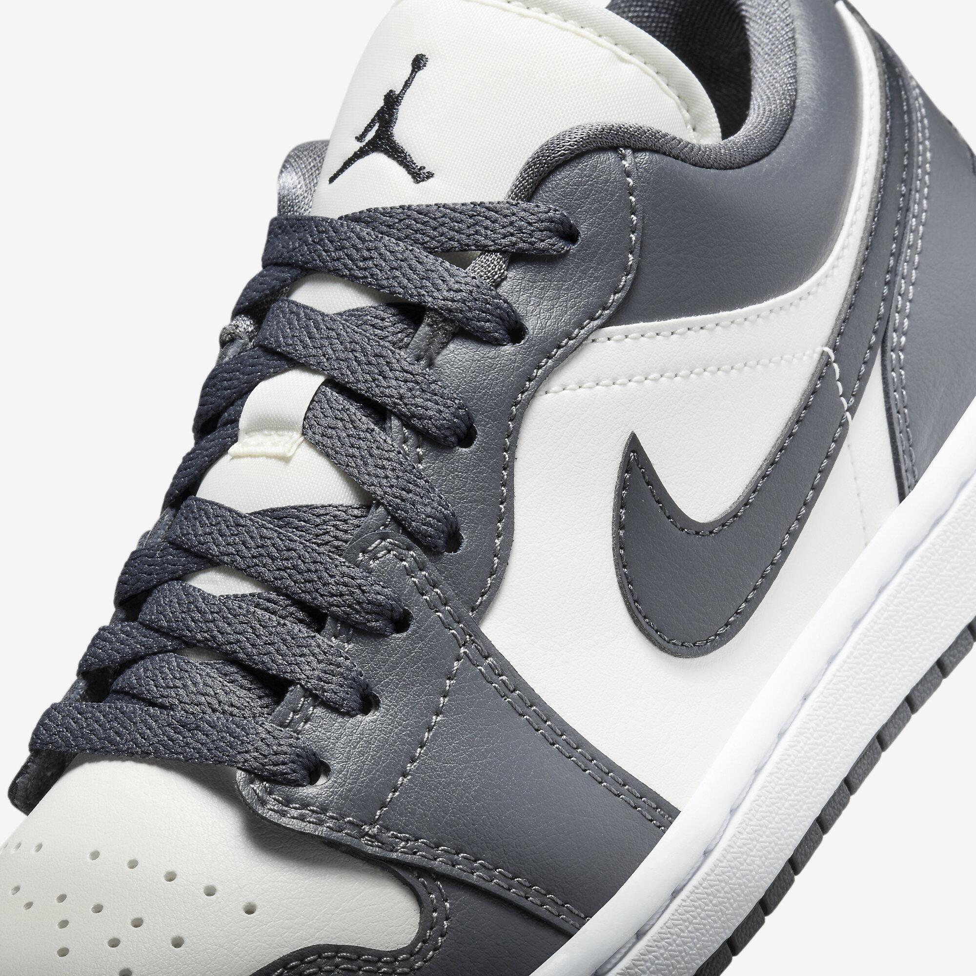 NIKE Air Jordan 1 Low ホワイト グレー Tênis Air Jordan 1 Low - Cinza e Branco | Sneakers New