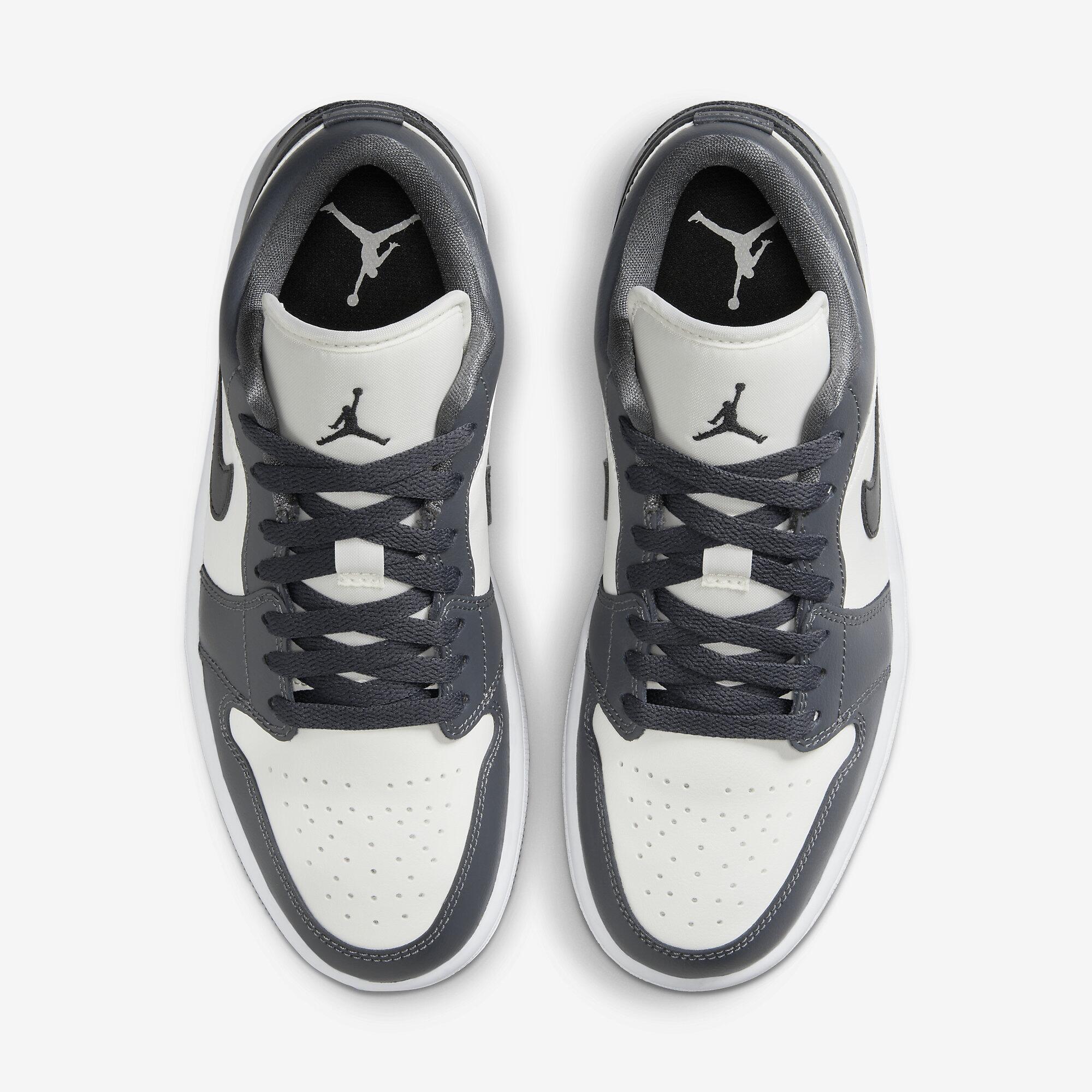 Tênis Air Jordan 1 Low - Cinza e Branco | Sneakers New