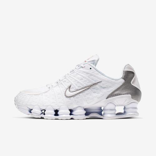 Tênis Nike Shox TL Sail White Silver | Sneakers New