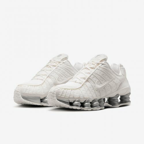 Tênis Nike Shox TL Sail White Silver | Sneakers New