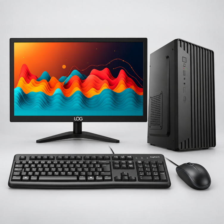 Computador i7, 8Gb, SSD 256Gb, Linux + Monitor Login 21,5 +